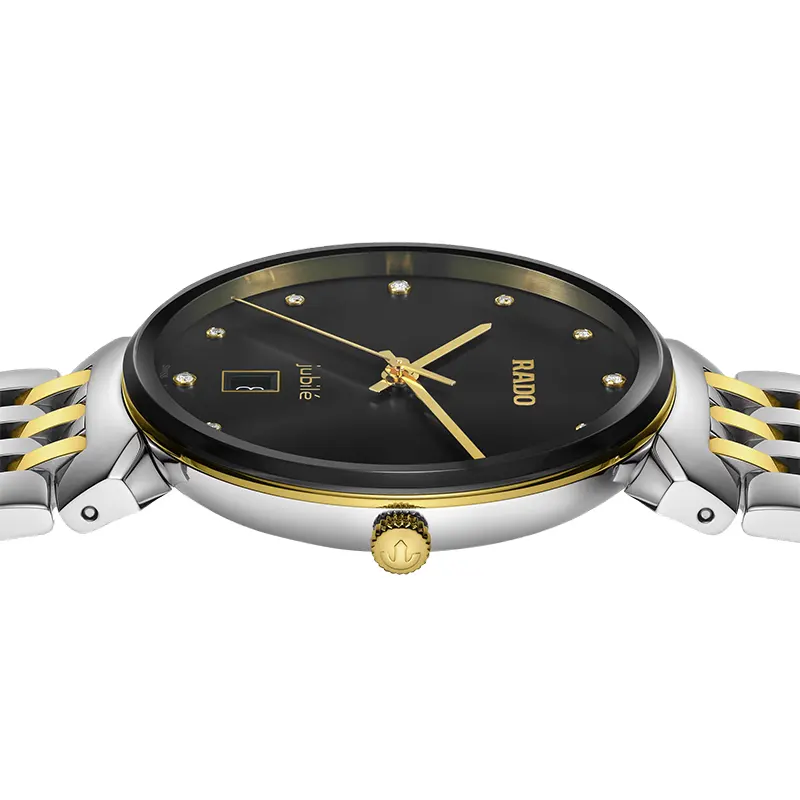 Rado Florence Diamonds Classic Black Dial Men's Watch | R48912743